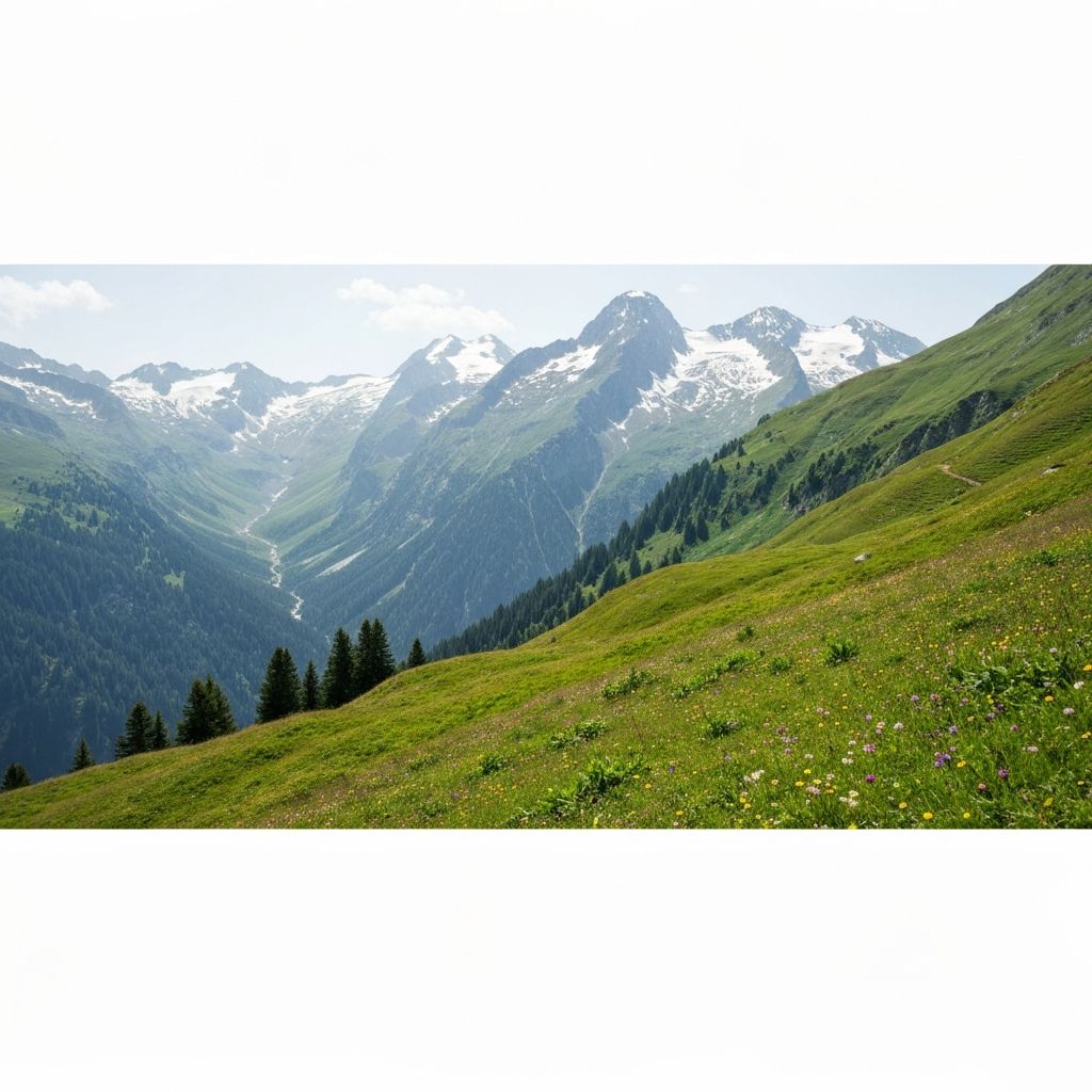 Alpine Berglandschaft