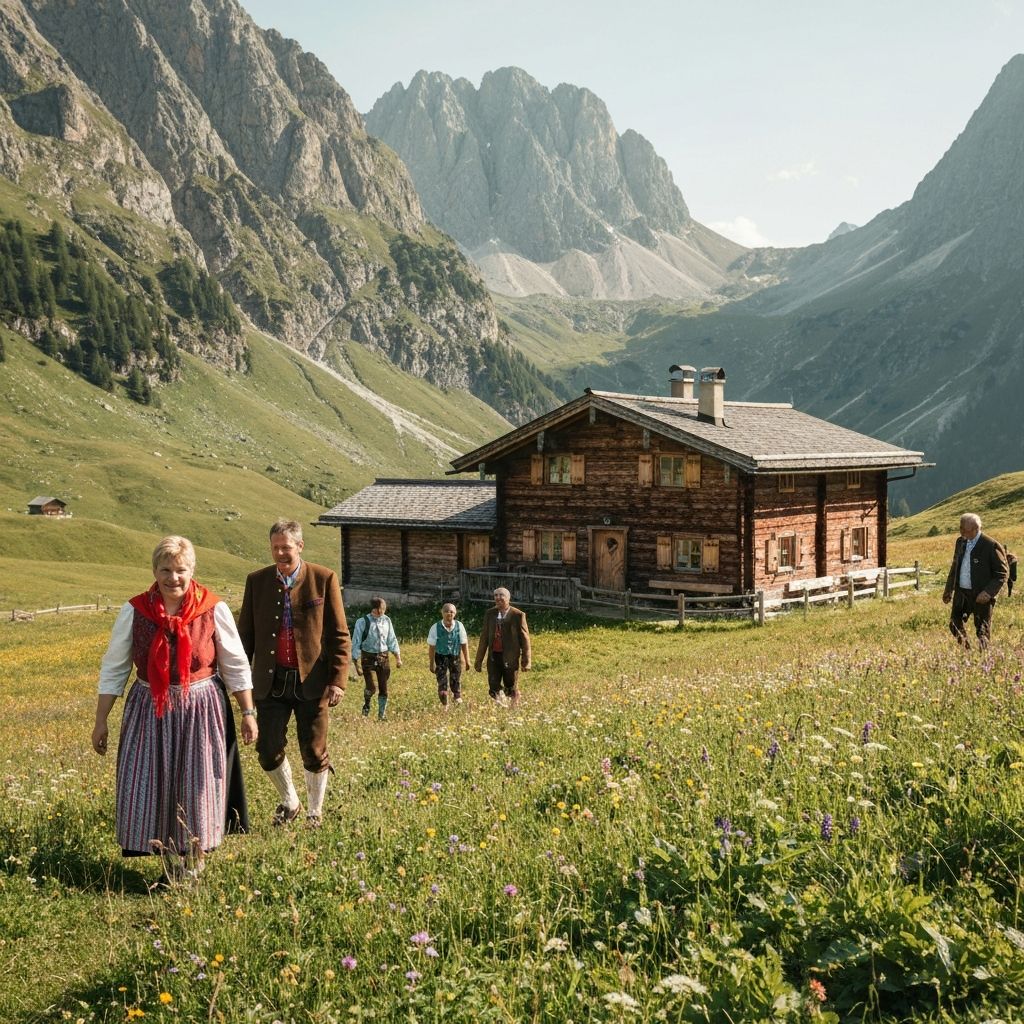 Alpine Kulturlandschaft